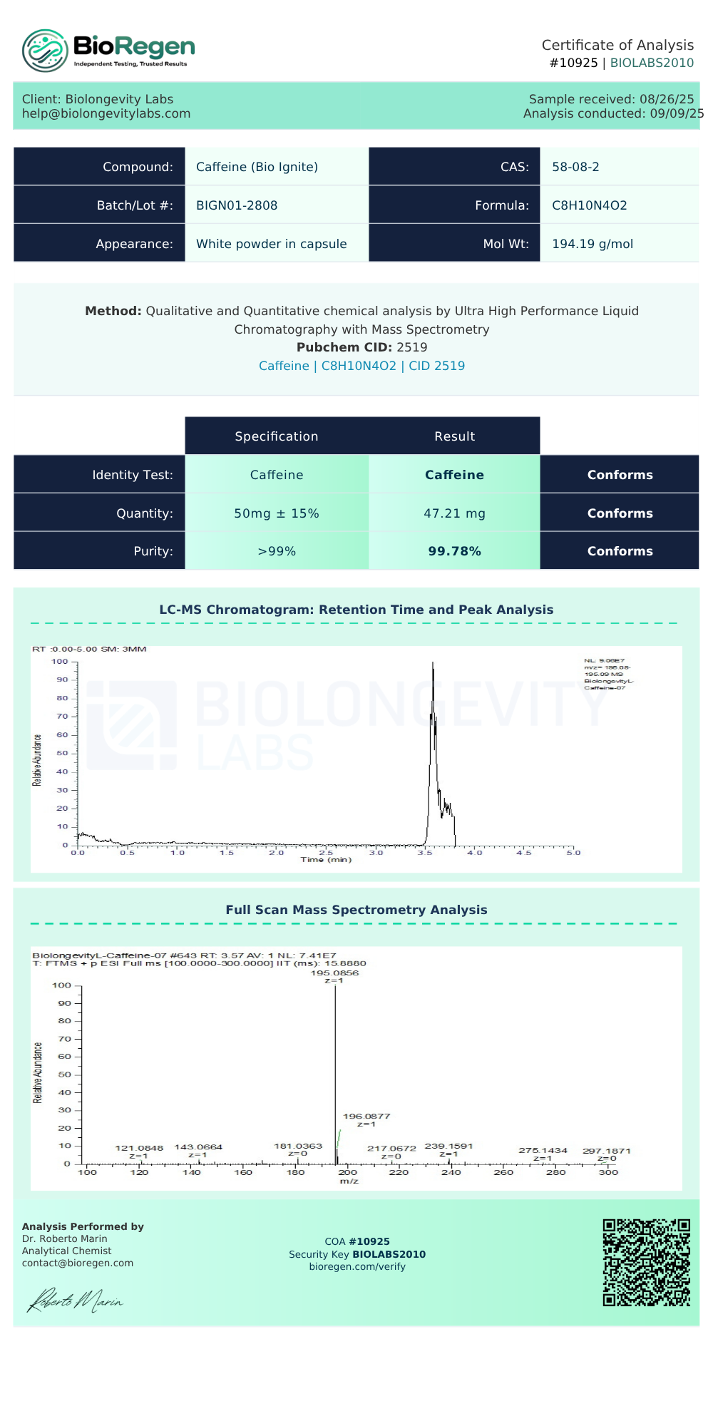 BioIgnite (Caﬀeine_10925)