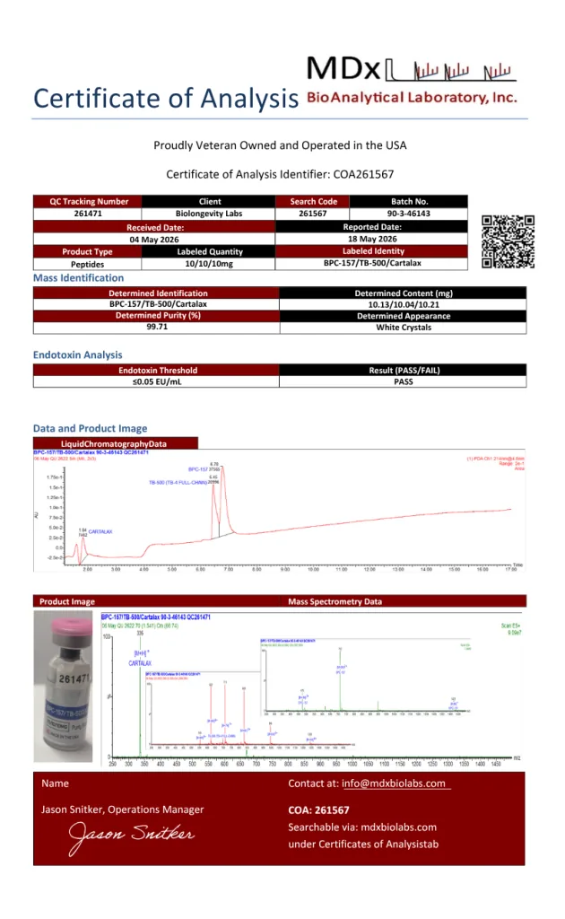 BPC-157/TB-500/Cartalax (261471)