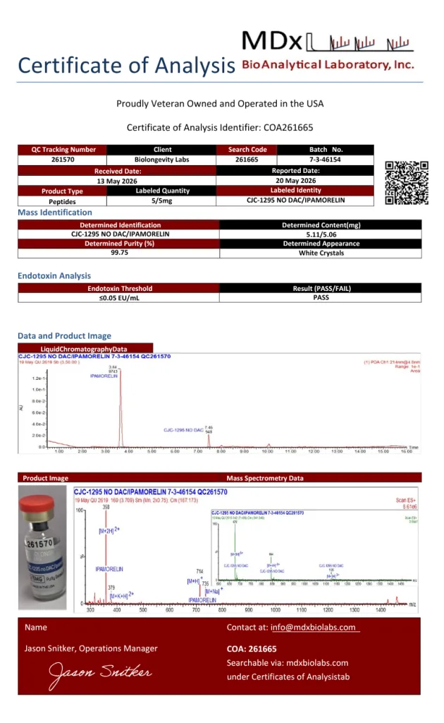 CJC-1295 NO DAC/IPAMORELIN (261570)