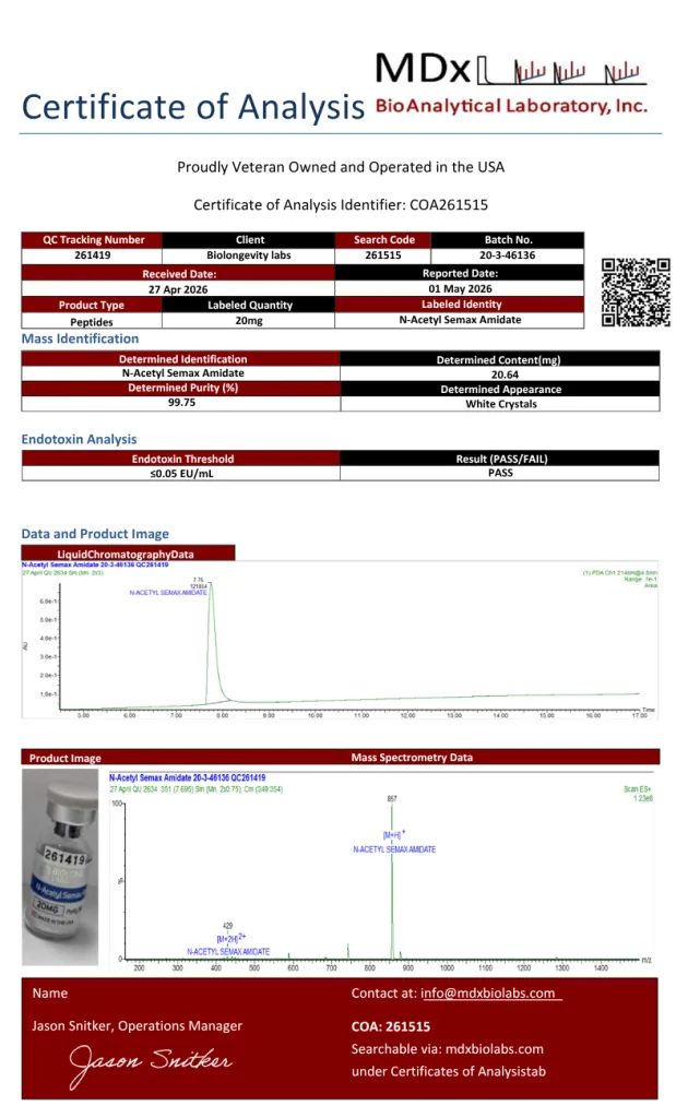 N-Acetyl Semax Amidate (261419)