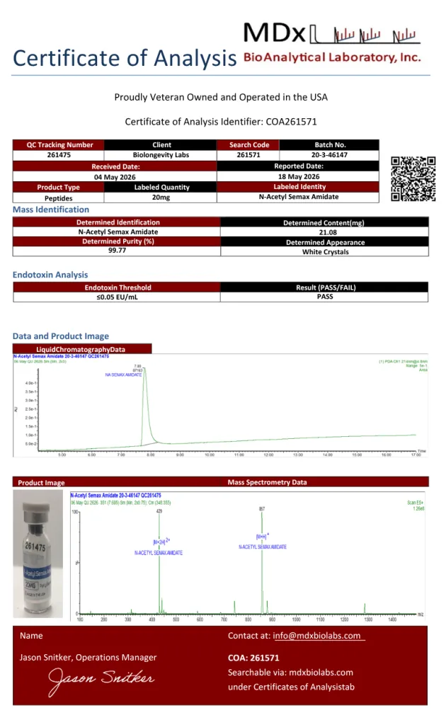 N-Acetyl Semax Amidate (261475)