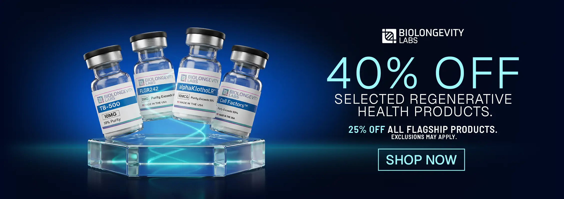 BLL Dektop Banner | The World's Most Advanced Research Peptides and Bioregulators