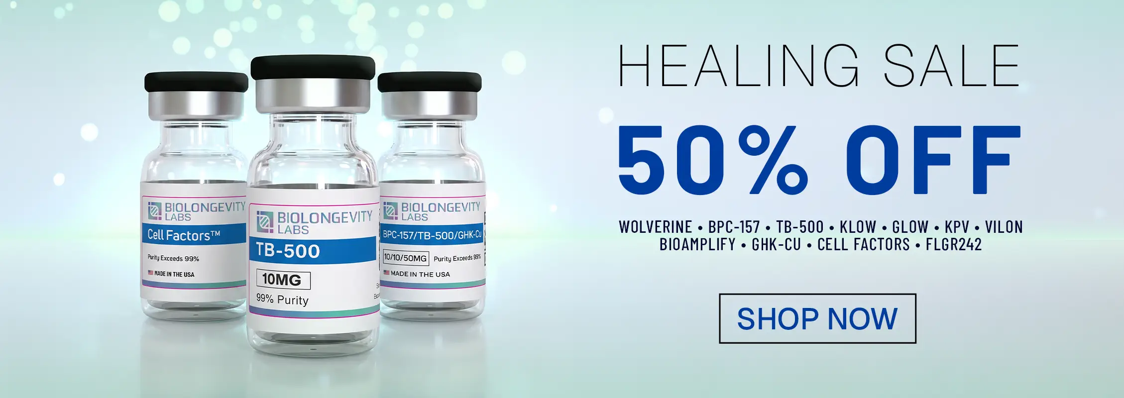 Desktop BLL Healing Sale 1 | The World's Most Advanced Research Peptides and Bioregulators