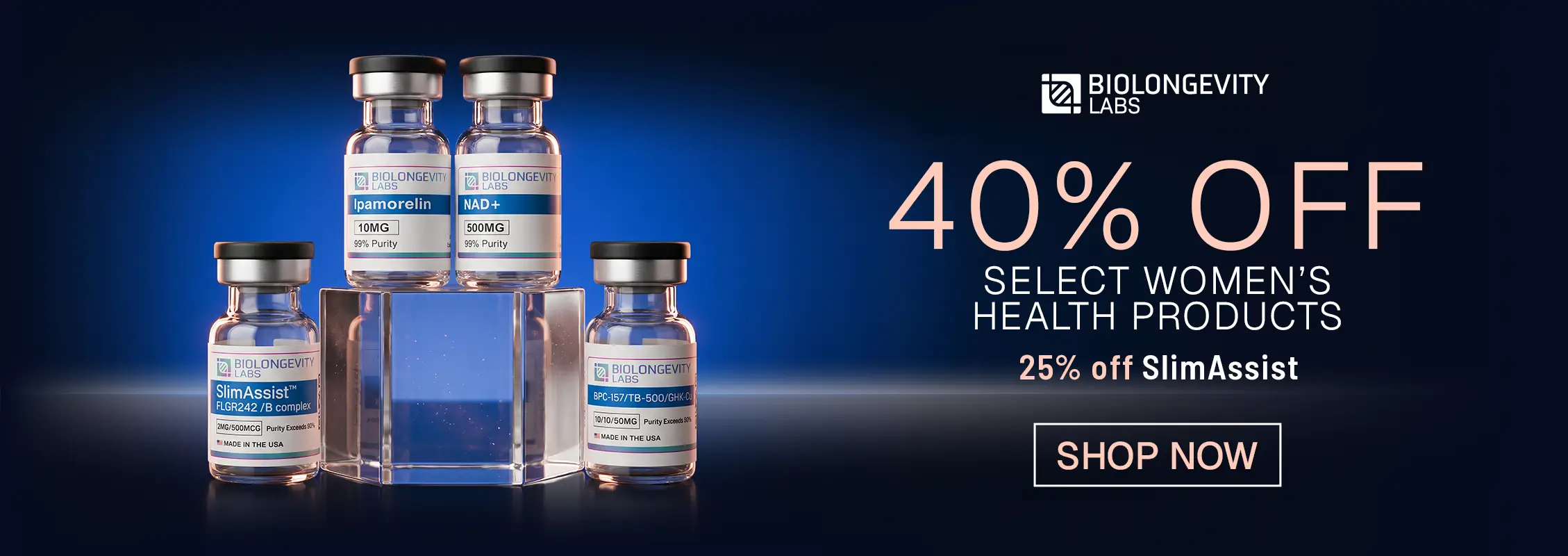 Desktop Banner | The World's Most Advanced Research Peptides and Bioregulators